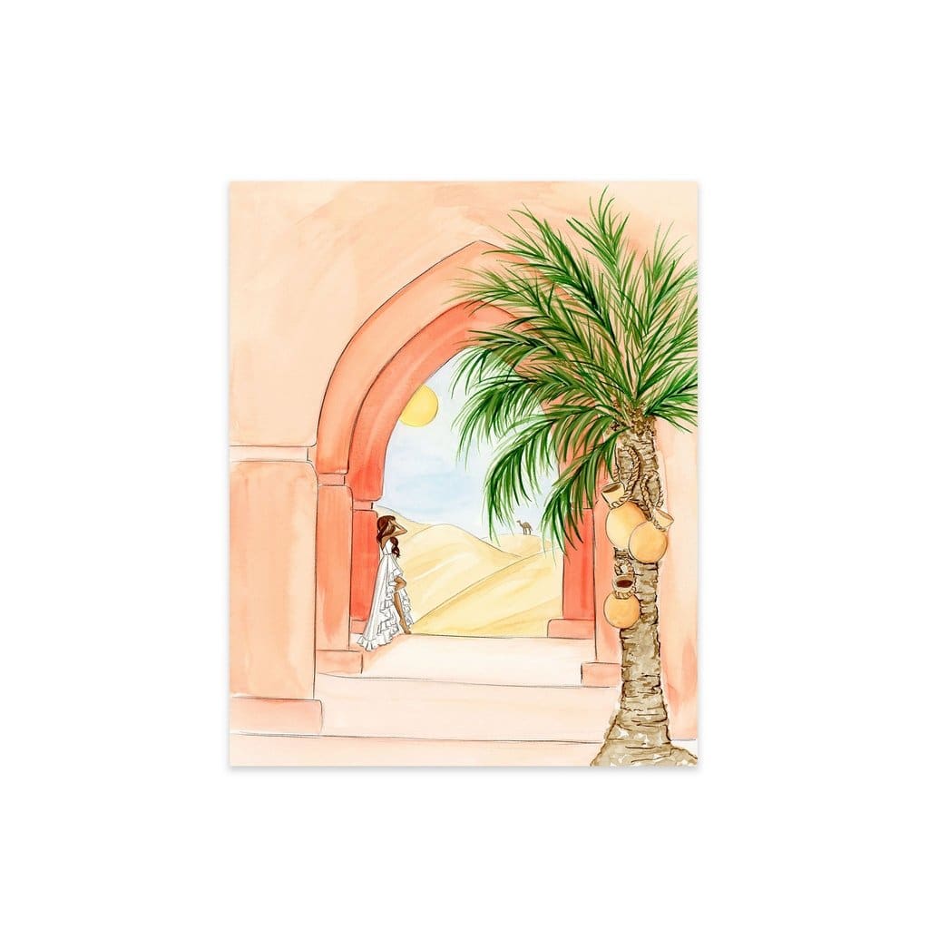Middle East Desert - art print