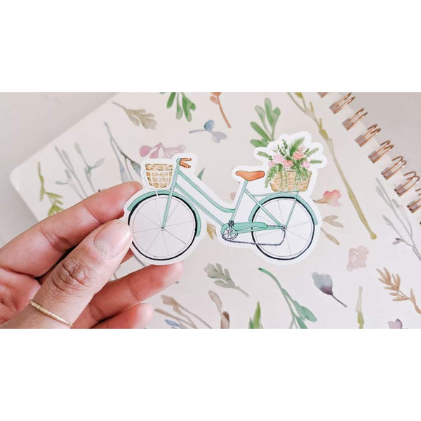 Mint Bicycle Sticker - Sticker