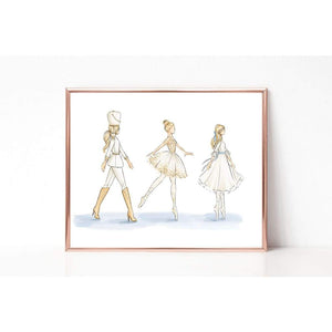 Fashion Illustration Art | The Nutcracker Art Print