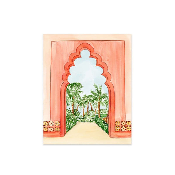 Palm Tree Oasis - art print