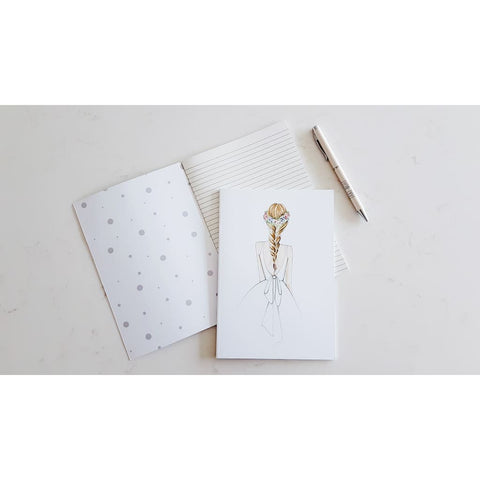 Bridal Fashion Illustration Notebook Wedding