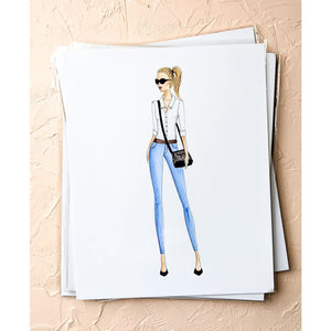 SALE City Chic 8x10 - 8 x 10 - Art Print