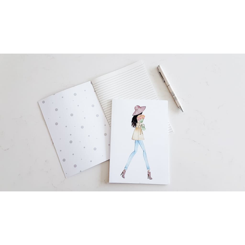 Fall Girl Notebook - Notebook