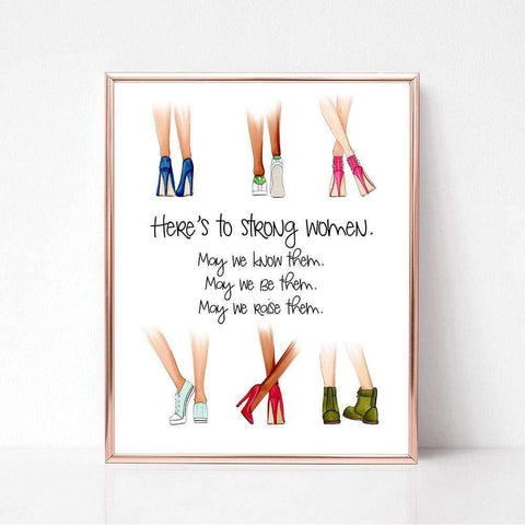 girl power empowerment art print