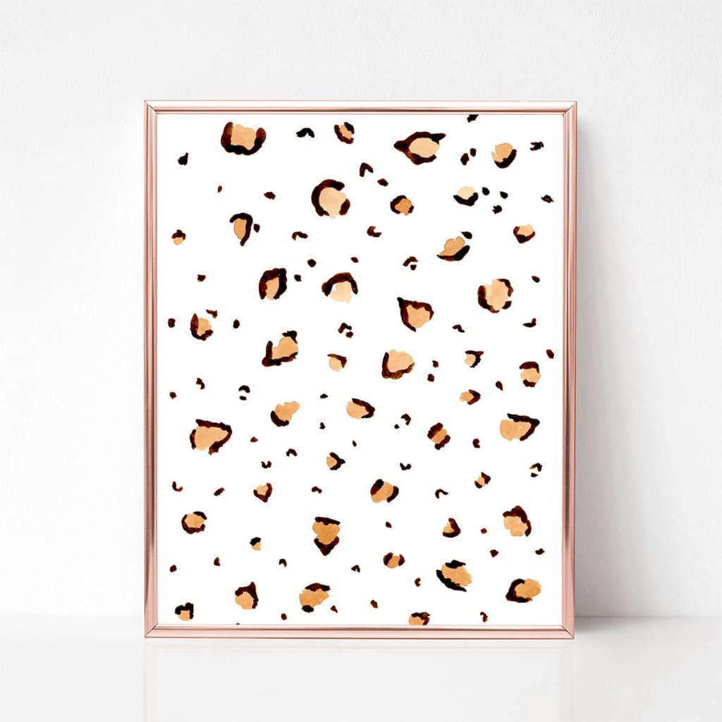SALE Leopard Print 11x14 - Art