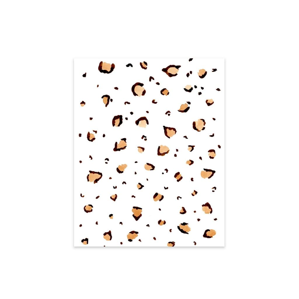 SALE Leopard Print 5x7 - 5 x 7 - Art