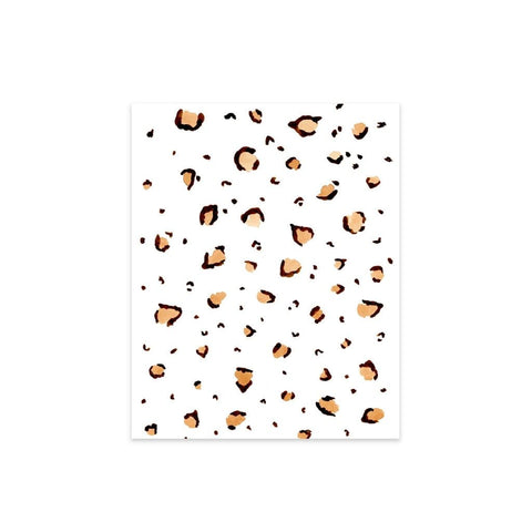 SALE Leopard Print 5x7 - 5 x 7 - Art