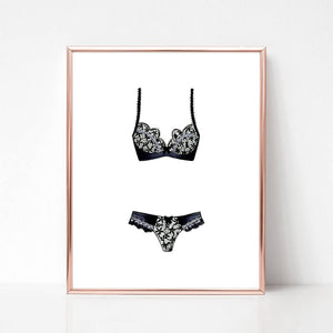 SALE Lingerie 11x14 - Art Print