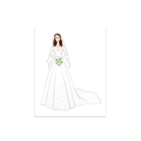 SALE Princess Kate Print 5x7 - 5 x 7 - Art