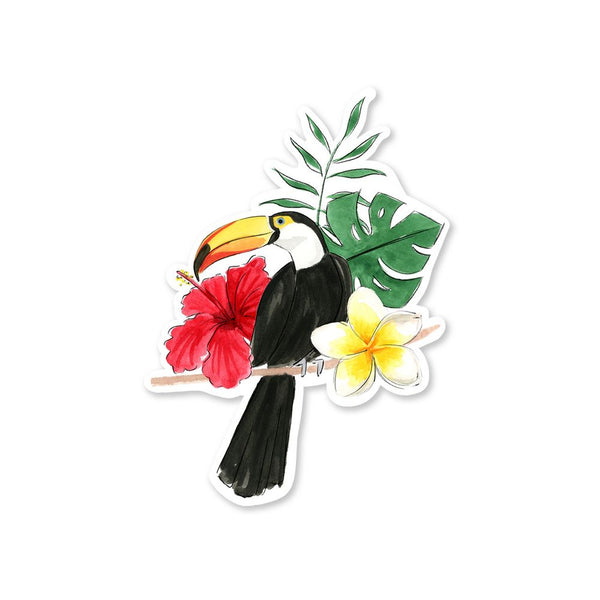 Red Toucan Sticker