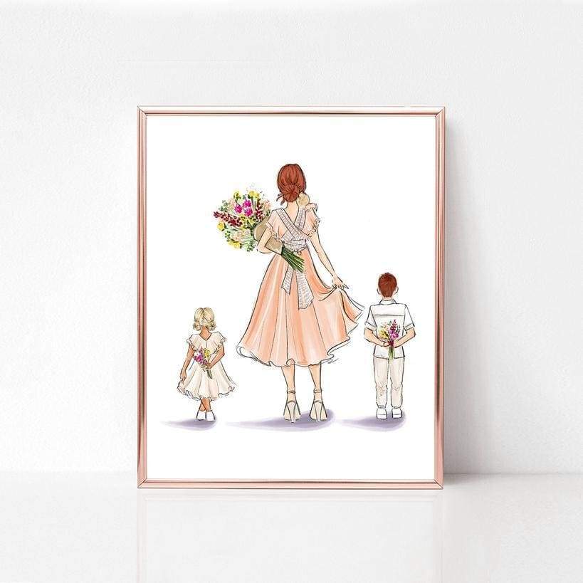 My Wildflower - art print